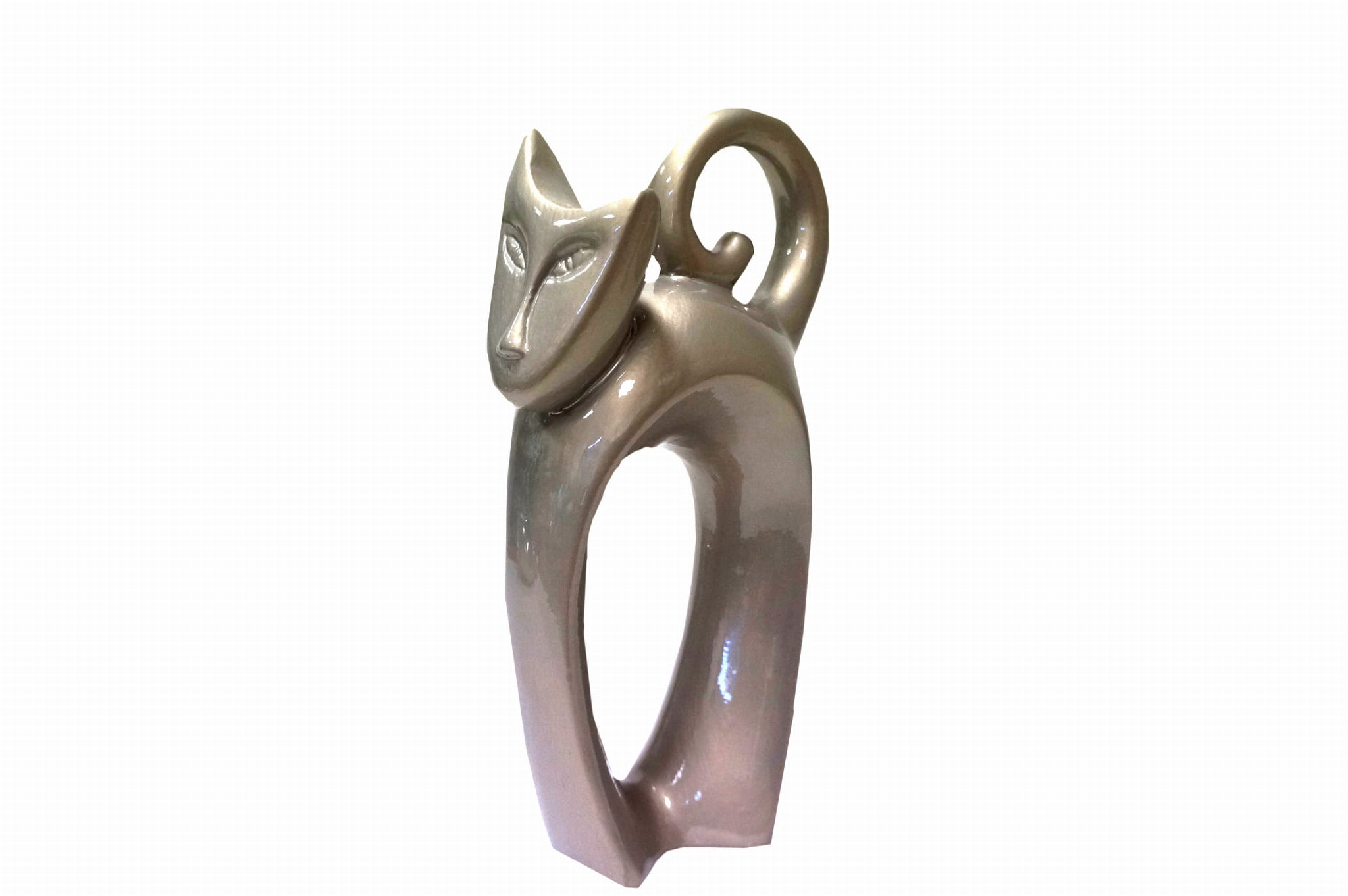 figurka ceramiczna kot